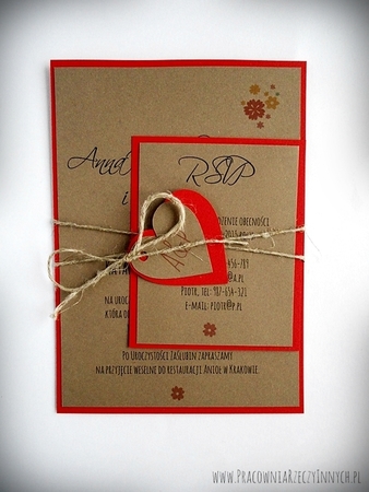 Zaproszenie ślubne w formie karty + RSVP (7)