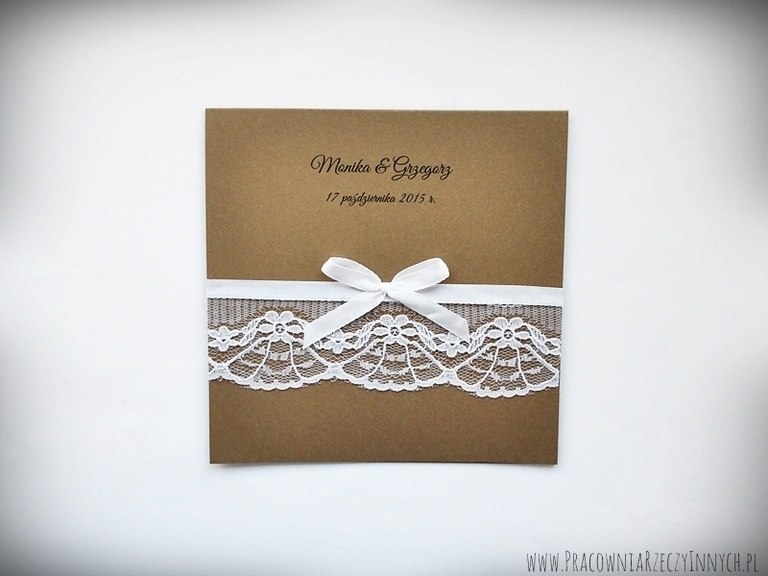 Romantyczne zaproszenia z koronkami (14)