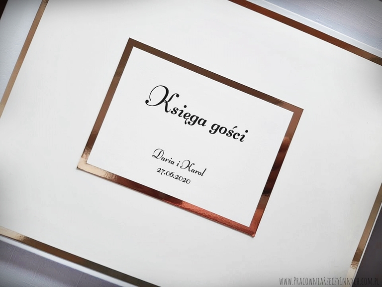 Klasyczna Księga Gości w dowolnej kolorystyce (14)