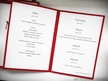 Karta Menu na kolorowym papierze (2)