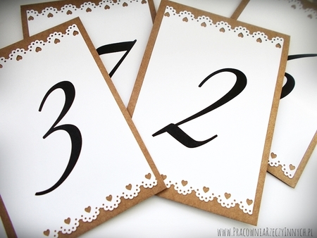 Numery stołów w rustykalnym stylu (5)