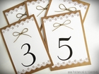 Numery stołów lub inne tabliczki w rustykalnym stylu (6)
