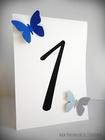 Numery stołów z motylami /MOTYL I/ (8)