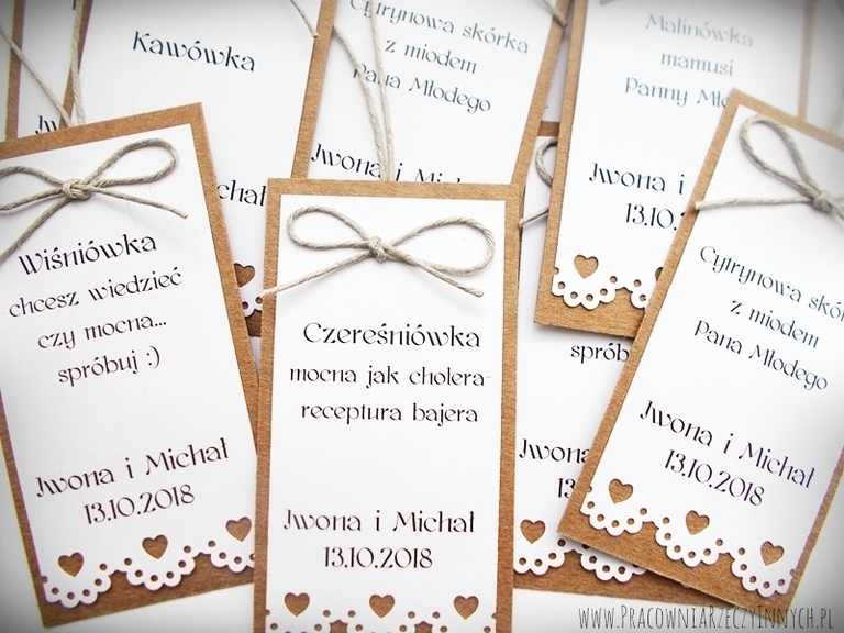 Zawieszki z koronką i sznurkiem (14)