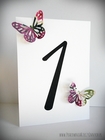 Numery stołów z kolorowymi motylkami ażurowymi /BUTTERFLY/ (1)