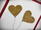 Zaproszenia z brokatowymi balonami sercami (6)