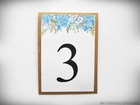 Numery stołów z motywem kwiatowym (4)