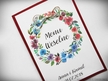 Menu weselne z motywem kwiatowym (3)