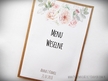 Menu weselne z motywem kwiatowym (5)