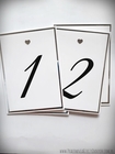 Numery stołów na lustrzanym papierze (10)