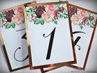 Numery stołów na lustrzanym papierze (21)