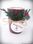 Świecznik drewniany świąteczny upominek dla klientów/pracowników/gości (6)
