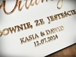 Glamour tablica powitalna ze złotymi literami (2)